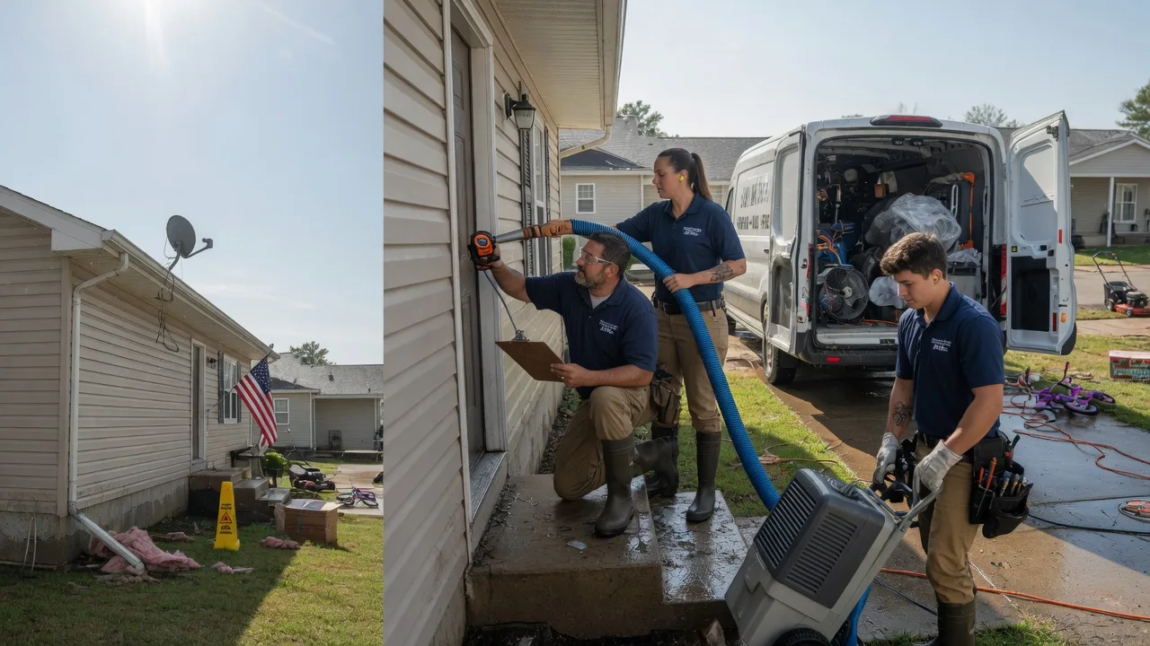 Ceiling Water Damage Restoration in Iola, WI near me